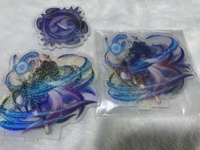 YuGiOh! Majestic Red Dragon Acrylic Stand Set Card Game Figure-image