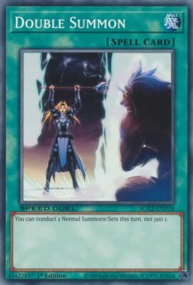 1 x Double Summon - SGX2-END18 - Common - 1st Edition Near Mint, English-image