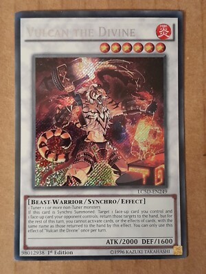 YuGiOh Vulcan the Devine LC5D-EN249 1st Edition See Pictures-image