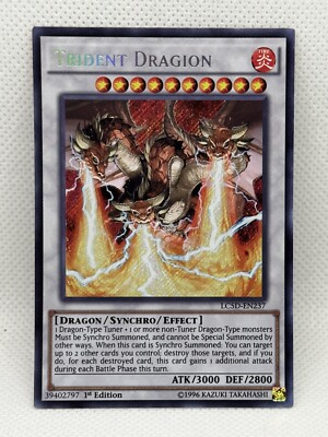 Yugioh- Trident Dragion - LC5D-EN237 - 1st Edition - Secret Rare - NM-image