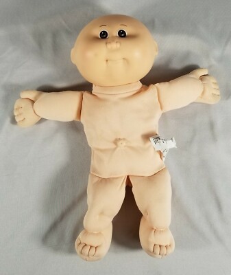 Vintage 1986 Cabbage Patch Kids Baby Doll, synthetic Fiber & Polymer Bead Filled-image