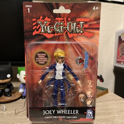 2023 PhatMojo - Official Yu-Gi-Oh! 4 in Figure: JOEY WHEELER (w/ Exclusive Card)-image