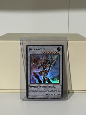 Yugioh! Junk Archer LC5D EN037  Rare 1st Ed Very LP-image