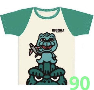 Godzilla Kids T-Shirt Minilla 90 Green-image