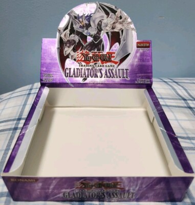 (B) *EMPTY* Yu-Gi-Oh! GX 1st Edition Gladiators Assualt Booster Box-image