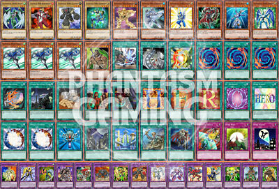 Jaden Yuki Elemental Hero GX Prisma Flame Wingman Deck Yugioh-image