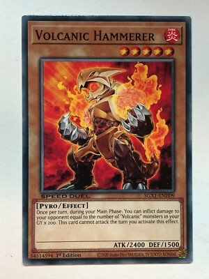 Yu-Gi-Oh! Speed Duel GX: Duel Academy Volcanic Hammerer SGX1-ENH09 NM/M-image