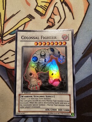 Colossal Fighter 5DS1-EN043 - 1st Edition SUPER Rare - NM-image