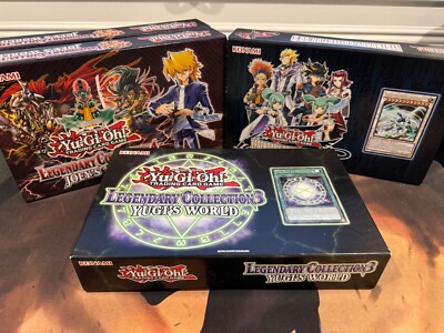*NO CARDS* Yu-Gi-Oh Legendary Collection Box + Mat Board, Yugi World, Joey, 5D's-image