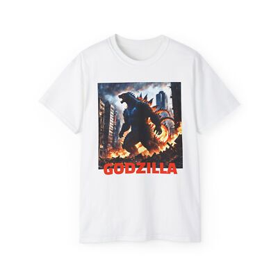 Godzilla Kaiju Unisex Tee, Gojira T-shirt,Monster Lover Gift,Classic Movie Shirt-image