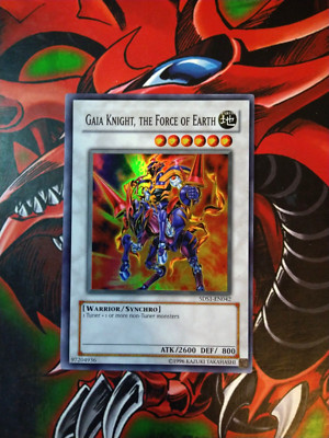 Gaia Knight, the Force of Earth - 5DS1-EN042 - Super Rare UNL Edition Yugioh LP-image