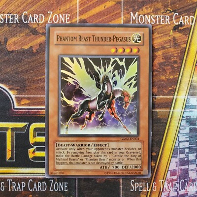 1x Phantom Beast Thunder-Pegasus - Super Rare - GX02-EN003 - MP-image