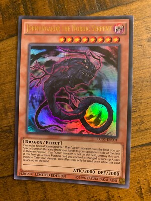 Jormungardr the Nordic Serpent LC05-EN001 Limited Edition Ultra Rare NM + BONUS-image
