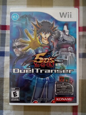 YU-GI-OH! 5D'S DUEL TRANSER NINTENDO Wii WITH MANUAL BUT WITHOUT CARDS-image