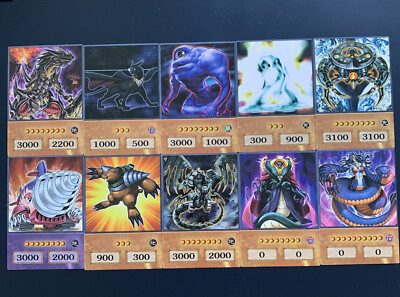 Yu-Gi-Oh GX Anime Style Cards - 10 Card Assortment - Brand New-image