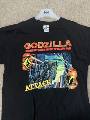 1990s Vintage US Godzilla Defense Attack Team Collector Shirt-image