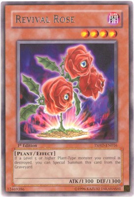 Yu-Gi-Oh Card - TSHD-EN016 - REVIVAL ROSE (rare) - NM/Mint-image