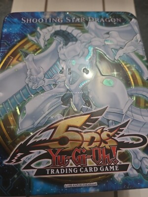Yugioh 5ds Shooting Star Dragon EMPTY Collectible Tin Only-image