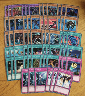🔥 DESTINY HERO DECK CORE 66 CARDS TOTAL - SGX1 - SPEED DUEL GX YUGIOH-image