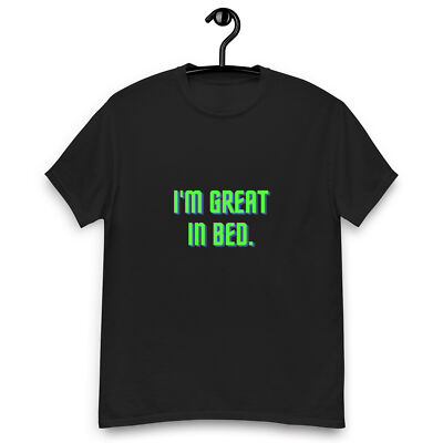 Men's women's funny novelty classic t shirt 100% cotton black GIFT IDEA TOP-image