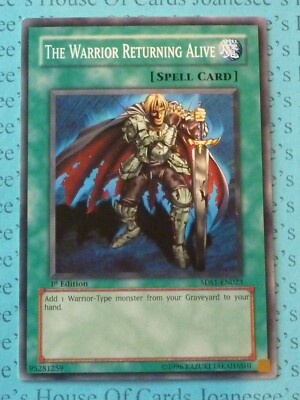 The Warrior Returning Alive 5DS1-EN023 Yu-Gi-Oh Card 1st Edition New-image