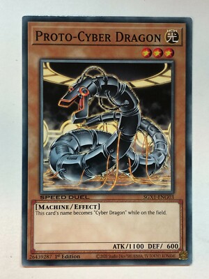 Yu-Gi-Oh! Speed Duel GX: Duel Academy Proto-Cyber Dragon SGX1-ENG03 NM/M-image