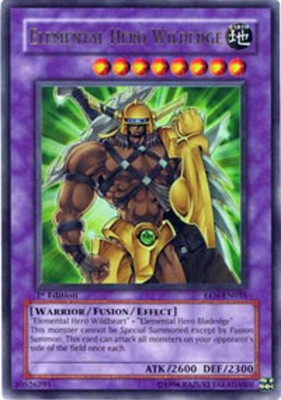 Elemental Hero Wildedge - EEN-EN035 - Ultra Rare - 1st Edition NM YuGiOh!  Boost-image