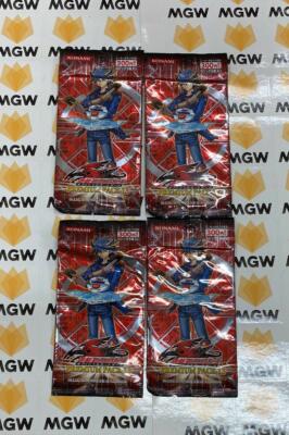 Yu Gi Oh! 5D's Premium Pack 13 Japanese Lot of 4 Packs Brand New Fact Sealed-image