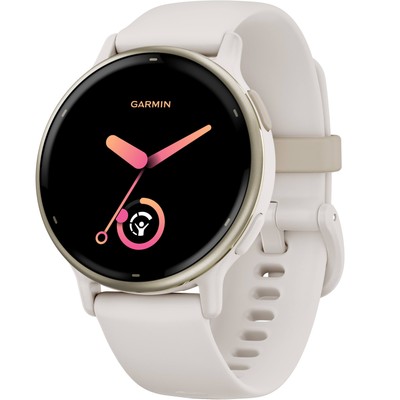 Garmin - vvoactive 5 GPS Smartwatch 42 mm Fiber-reinforced polymer - Gold Al...-image