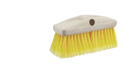 Starbrite 40013 Yellow Soft Wash Brush 8 Inches Polymer Fiber Marine Boat Clean-image