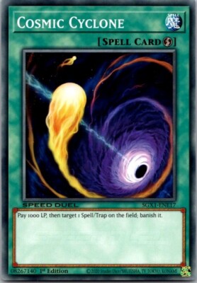 Cosmic Cyclone SGX1-ENE17 Speed Duel GX: Duel Academy Box 1st Edition-image