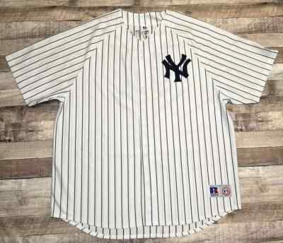 Hideki Matsui Jersey Men's 4XL White Russell Athletic Yankees Godzilla MLB-image