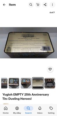 Yugioh EMPTY 25th Anniversary Tin: Dueling Heroes!-image