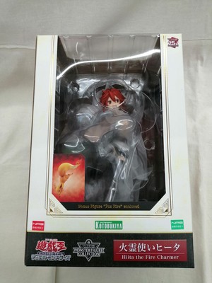 Kotobukiya Fire Spirit Heater Yu-Gi-Oh! Card Monster Figure Collectible-image