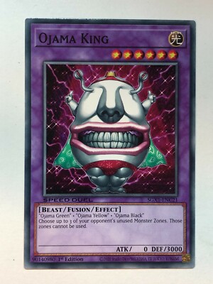 Yu-Gi-Oh! Speed Duel GX: Duel Academy Ojama King SGX1-ENC21 NM/M-image