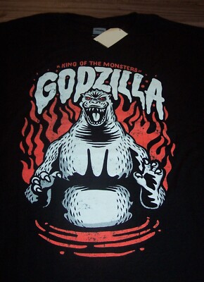 Vintage Style GODZILLA King Of Monsters T-Shirt Mens XL NEW w/ TAG-image
