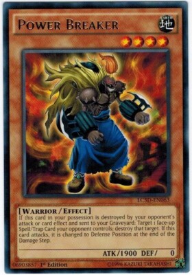 3 x Power Breaker - LC5D-EN063 - Rare - 1st Edition Near Mint, English-image