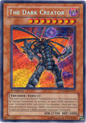 The Dark Creator - PTDN-EN017 - Secret Rare - 1st Edition NM YuGiOh!  Booster Se-image