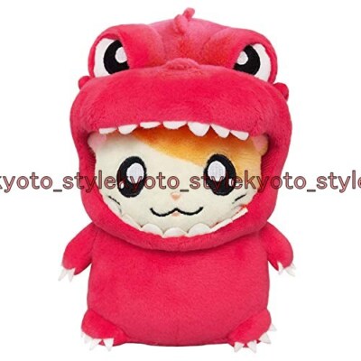 Godzilla Hamtaro Collab Godziham-kun Plush Doll Stuffed Toy Red S 13.5cm 51240JP-image