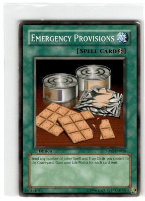 Yu-Gi-Oh! Emergency Provisions Common 5DS2-EN026 Heavily Played 1st Edition-image