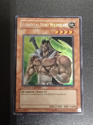 Yu-Gi-Oh! TCG misprint Elemental Hero Wildheart Limited edition wrong foil-image