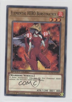 2022 Yu-Gi-Oh! Speed Duel GX: Midterm Paradox Elemental HERO Burstinatrix 11rl-image