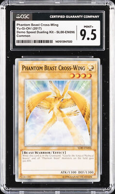 2017 YU-GI-OH! DEMO SPEED DUELING KIT PHANTOM BEAST CROSS-WING CGC 9.5-image