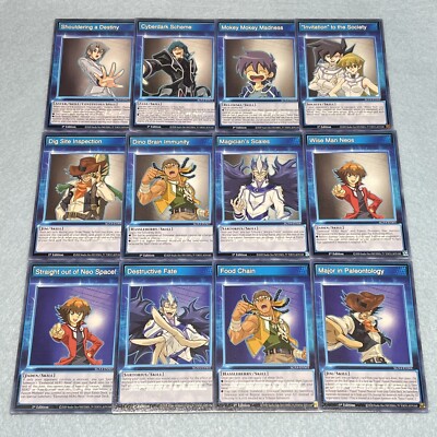 Yugioh Speed Duel GX Midterm Destruction 12 Card 1st Ed Skill Card Set NM SGX4-image