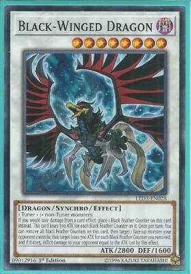 Yugioh - Black-Winged Dragon - 1st Edition Card-image
