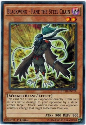 3 x Blackwing - Fane the Steel Chain - LC5D-EN119 - Common - 1st Edition Near Mi-image