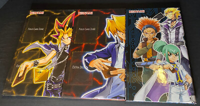 Lot of 3 YuGiOh! Legendary Collection 3, 4, 5 Yugi, Joey 5D's Game Board Playmat-image