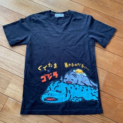 Sanrio T-shirt Gudetama Godzilla Collaboration-image