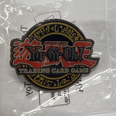 NEW NOS Yu-Gi-Oh! 1996 Kazuki Takahashi Trading Card Game Upper Deck Pin SEALED-image