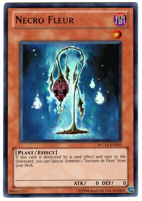 YuGiOh! Necro Fleur WC11-EN001 5D's World Championship 2011 Promo Ultra Rare NM-image